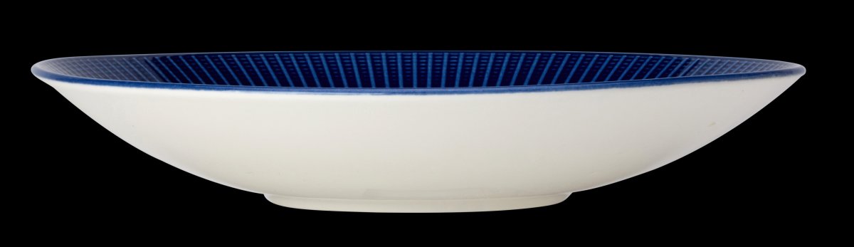 Willow Tallerken, Gourmet Coupe Dyb, Blå, 28,5 cm.