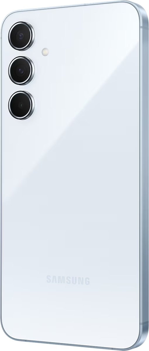 Samsung Galaxy A55 5G Smartphone, 256 GB, lyseblå