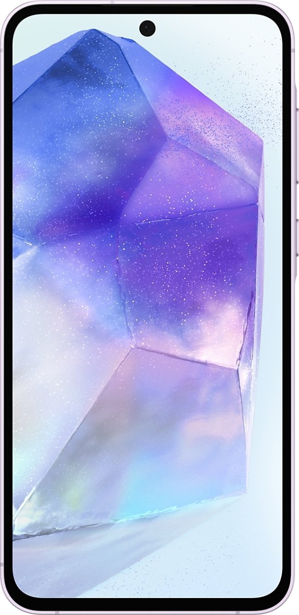 Samsung Galaxy A55 5G Smartphone, 128 GB, lilla