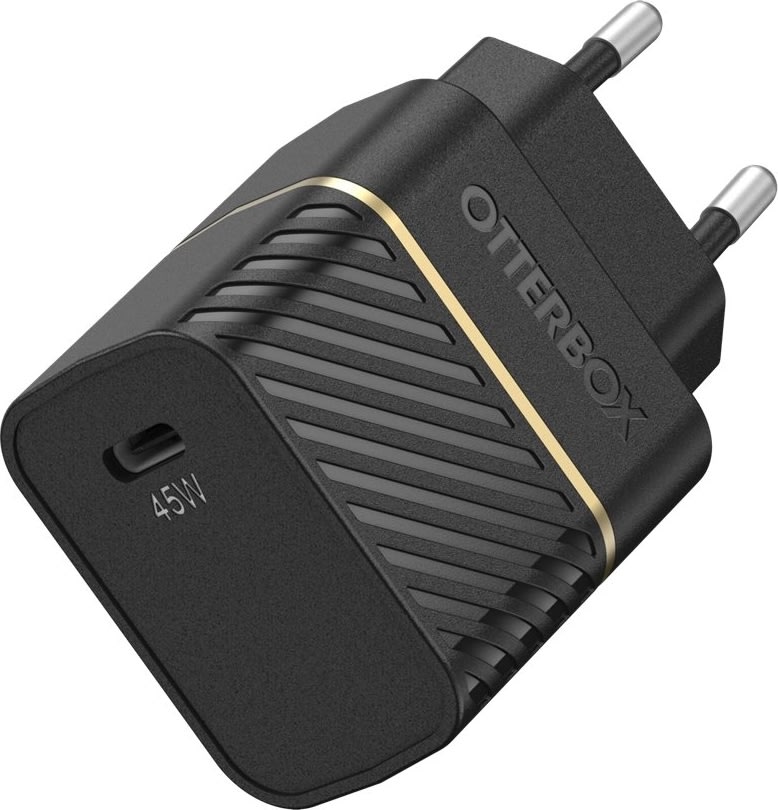 OtterBox USB-C 45W GaN Adapter, sort