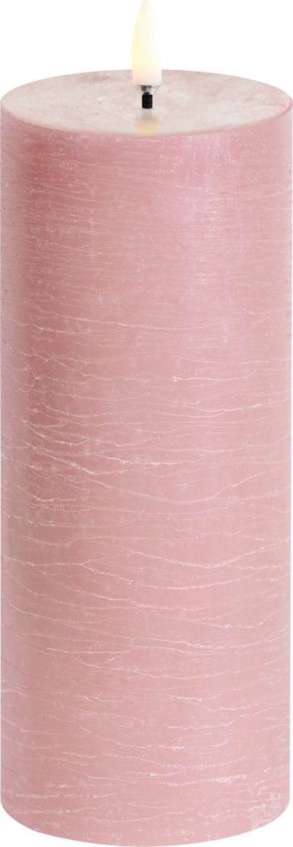 UYUNI Pillar LED Lys H20 cm, dusty rose