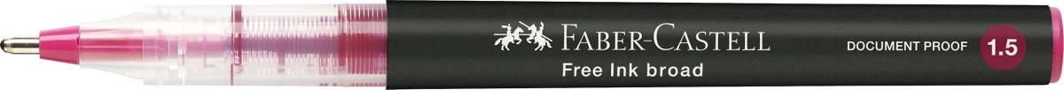 Faber-Castell Free Ink Rollerpen | B | Vinrød