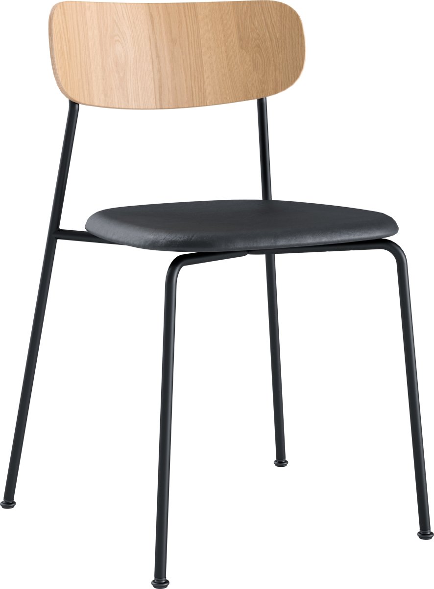 Scope spisebordsstol, Eg/læder