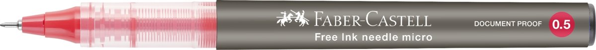 Faber-Castell Free Ink Rollerpen | EF | Rød