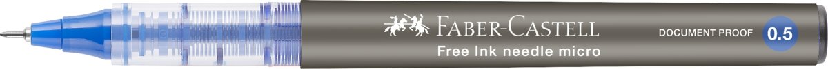 Faber-Castell Free Ink Rollerpen | EF | Blå
