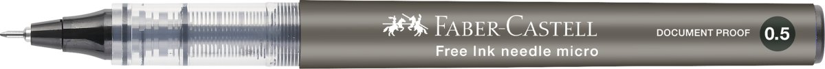 Faber-Castell Free Ink Rollerpen | EF | Sort