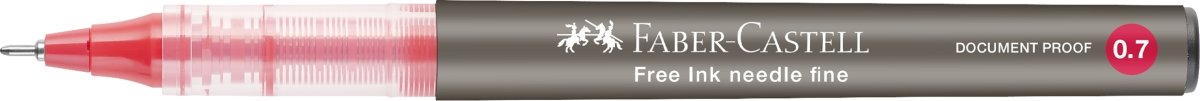 Faber-Castell Free Ink Rollerpen | F | Rød