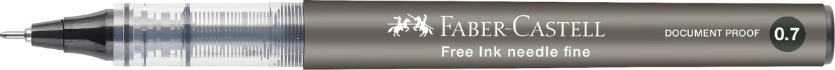Faber-Castell Free Ink Rollerpen | F | Sort