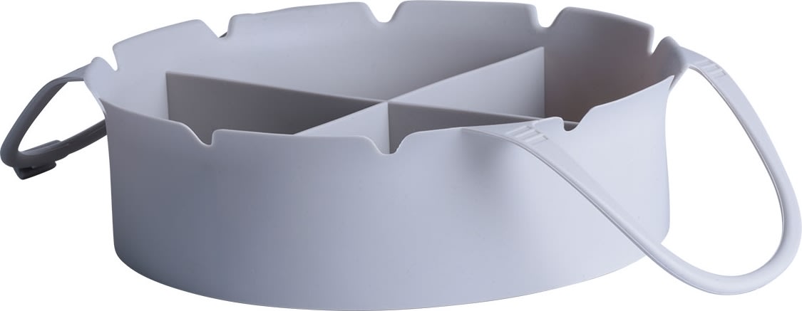 Airfryer Silikoneform m/4 rum, Ø22 cm.