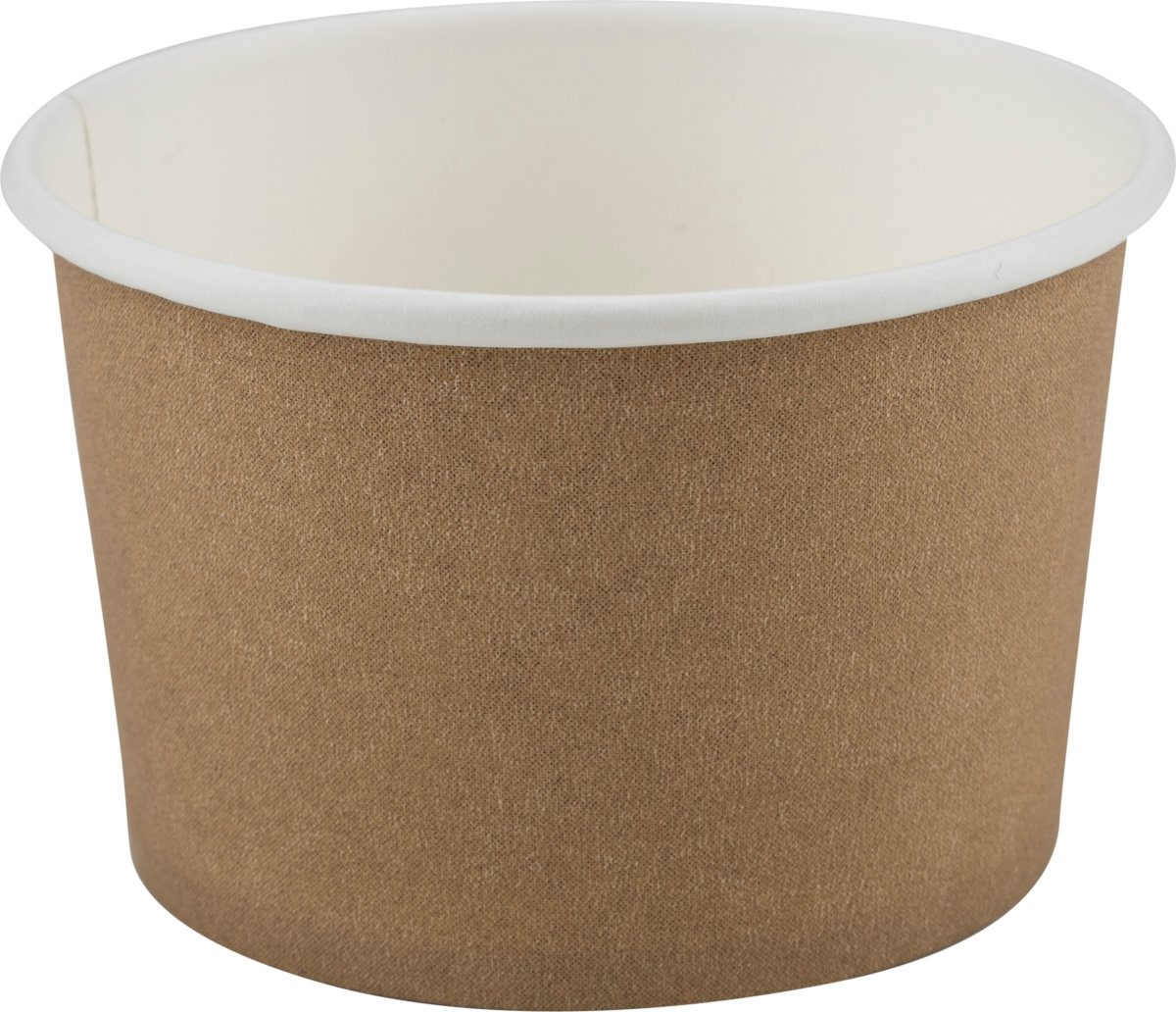 Isbæger, Pap, 120 ml, 4,5cm, Ø 7,3cm, 50 stk.