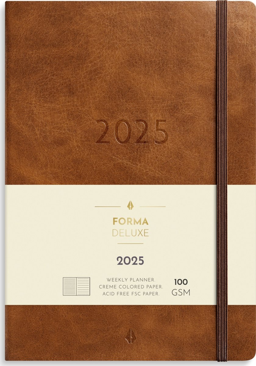 Mayland 2025 Forma Deluxe Ugekalender, A5, brun