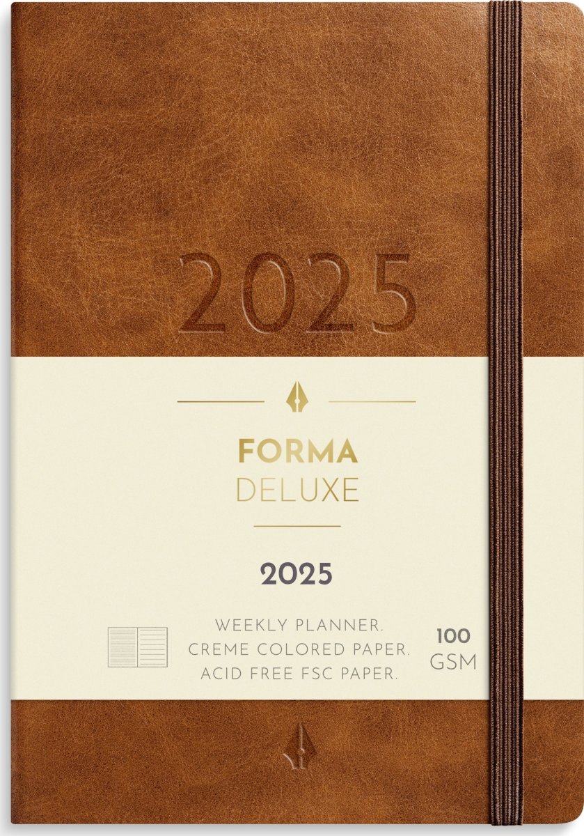 Mayland 2025 Forma Deluxe Ugekalender, A6, brun