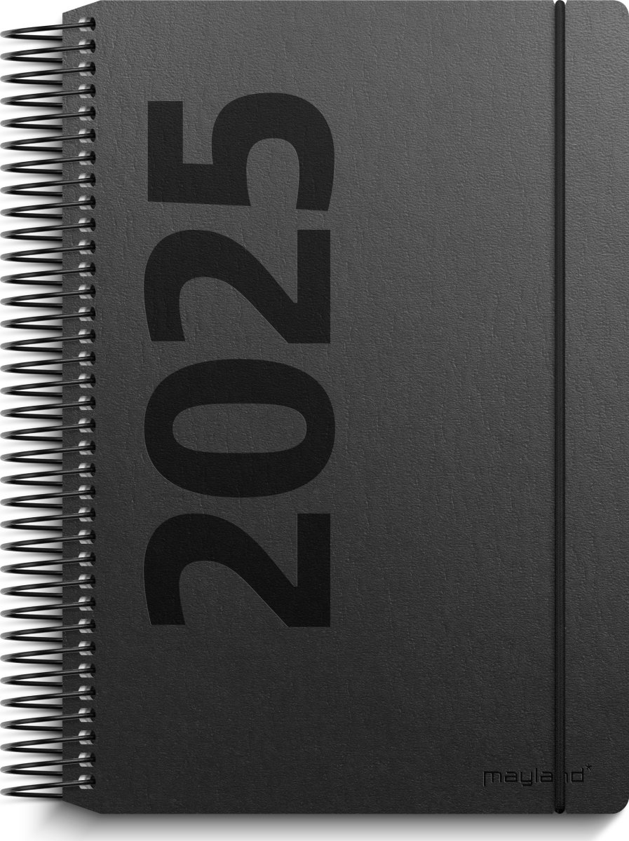 Mayland 2025 Dagskalender, karton, sort