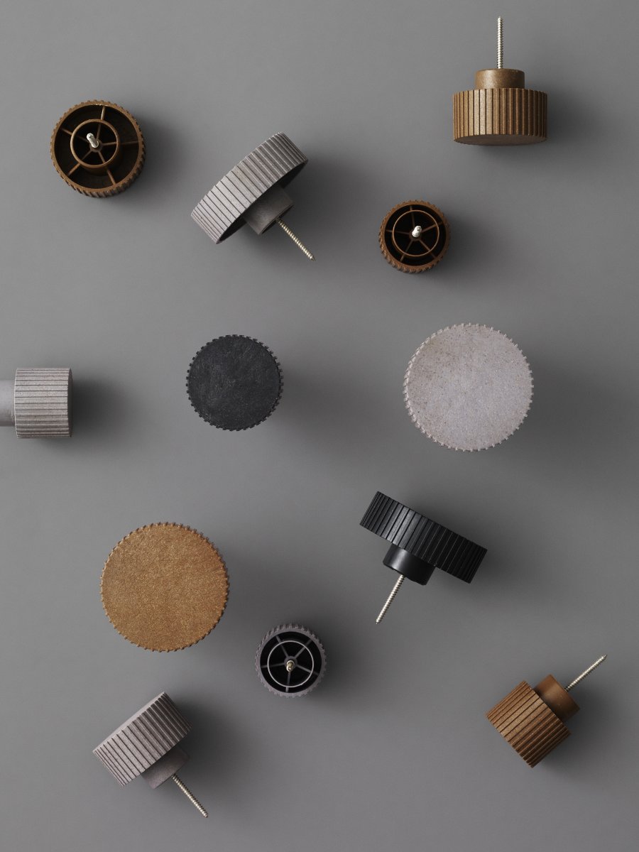 Normann Copenhagen Chip knage mellem, sort 1 stk.