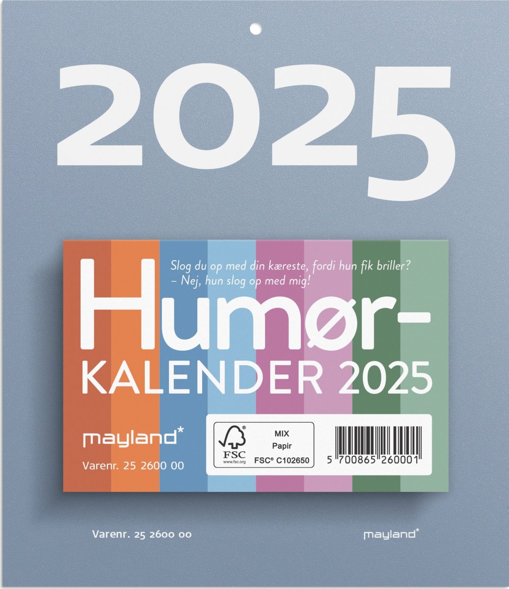Mayland 2025 Afrivningskalender, humør