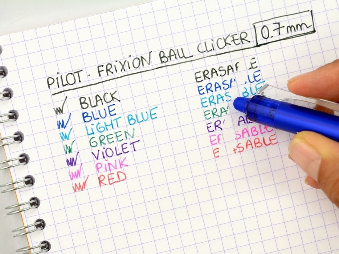 Pilot FriXion Clicker Rollerpen | M | Lilla