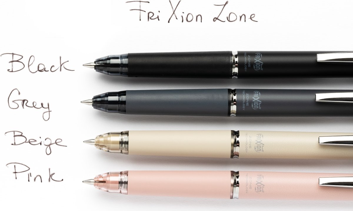 Pilot FriXion Zone Rollerpen | M | Lyserød