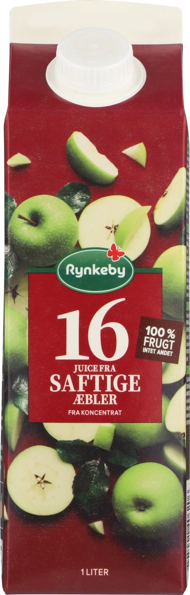 Rynkeby 16 Saftige Æbler 1 L