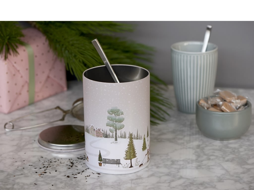 Pillivuyt Vinter Kagedåse, H14,5xØ10 cm, woodrose