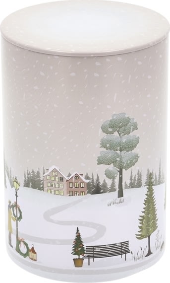 Pillivuyt Vinter Kagedåse, H14,5xØ10 cm, woodrose