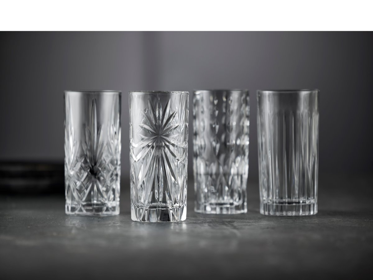 Lyngby Glas Krystal Selection Highball glas, 4 stk