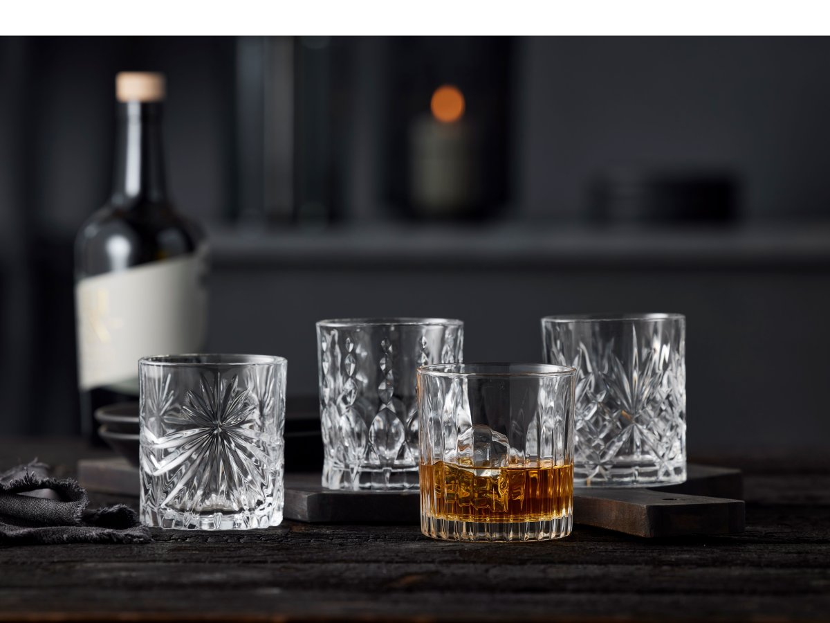 Lyngby Glas Krystal Selection Whiskyglas, 4 stk
