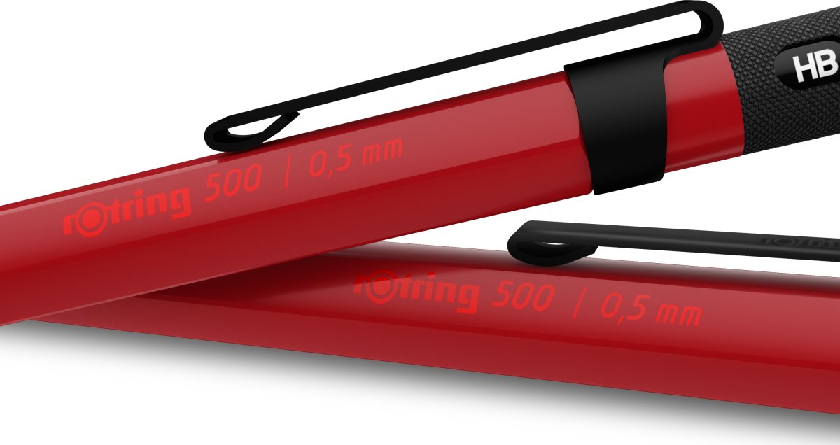 Rotring 500 Stiftblyant | 0,5 mm | Rød