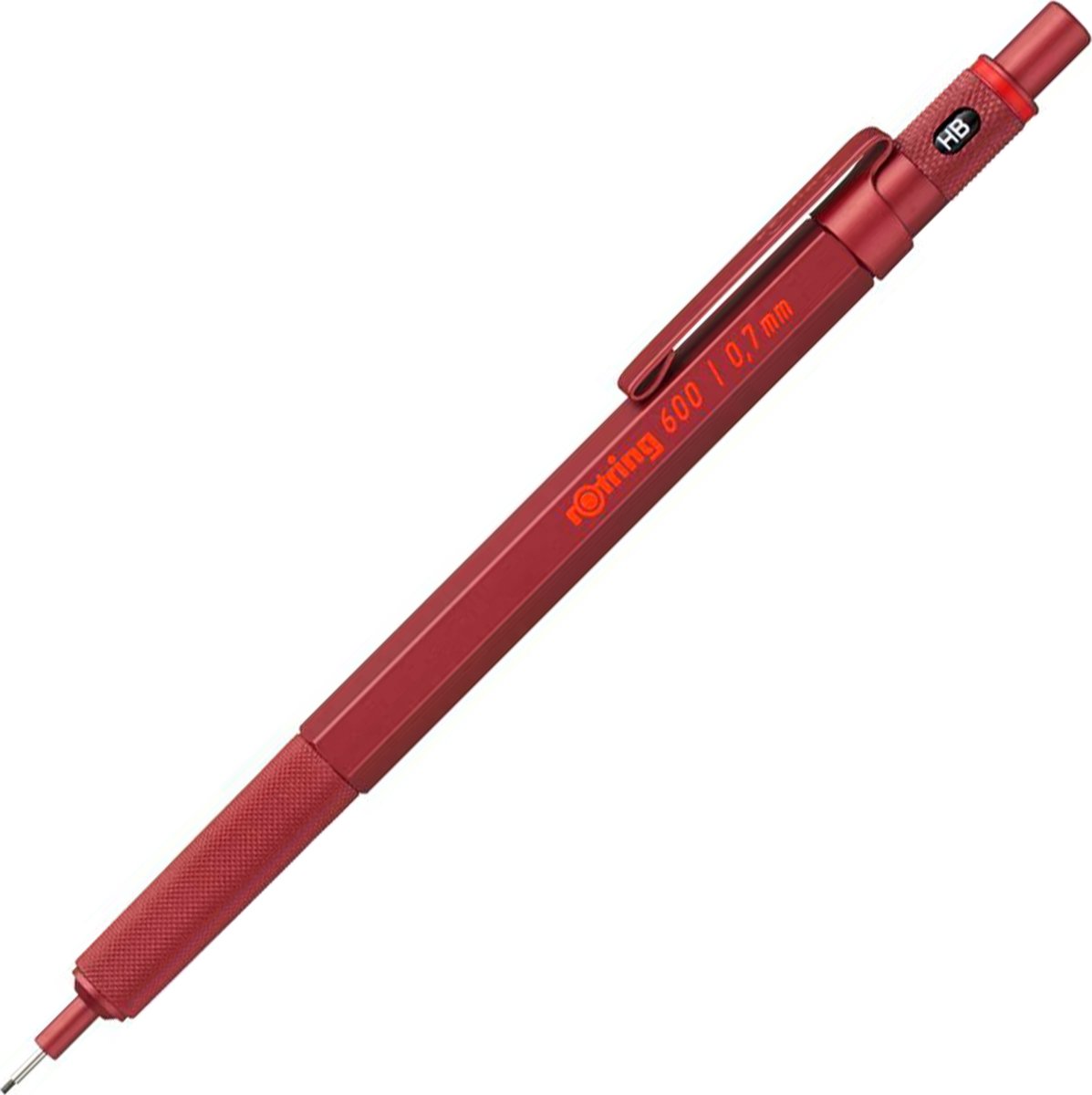 Rotring 600 Stiftblyant | 0,7 mm | Rød