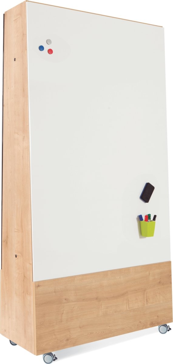 Rocada Natur dobbeltsidet whiteboard, 100x150 cm