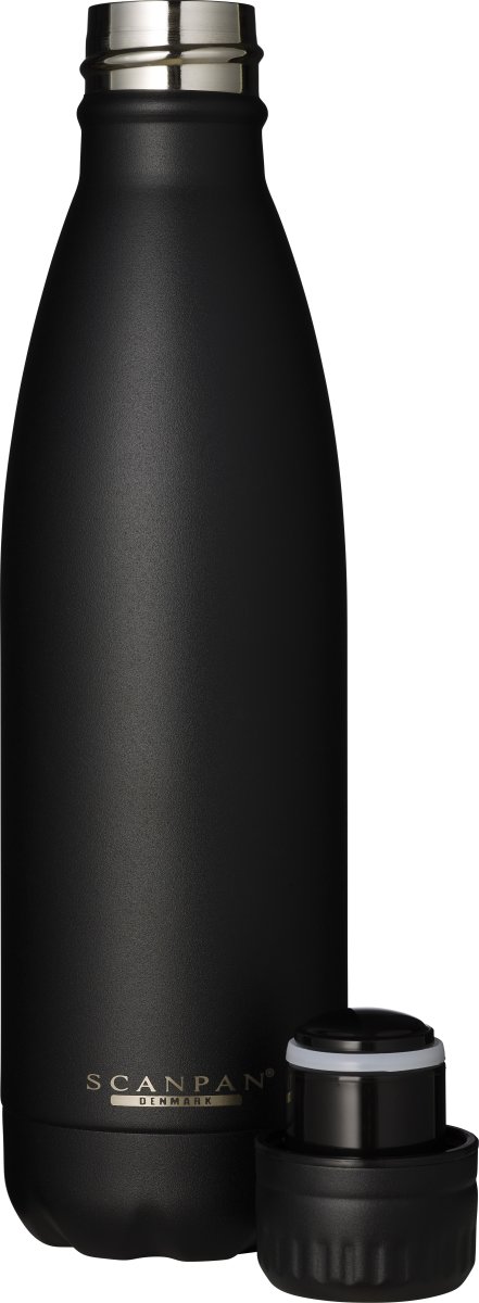 Scanpan To-Go Drikkeflaske, Black, 500 ml.