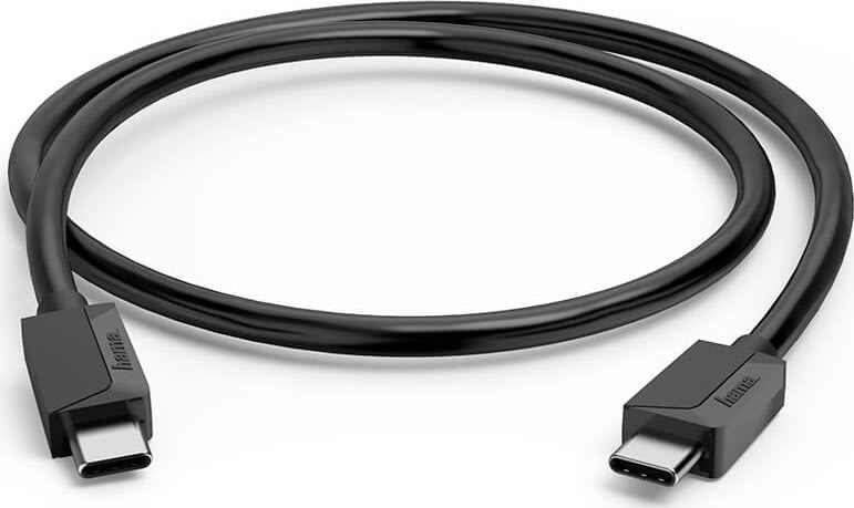 Hama 100W USB-C 3.2 opladningskabel, 2m, sort