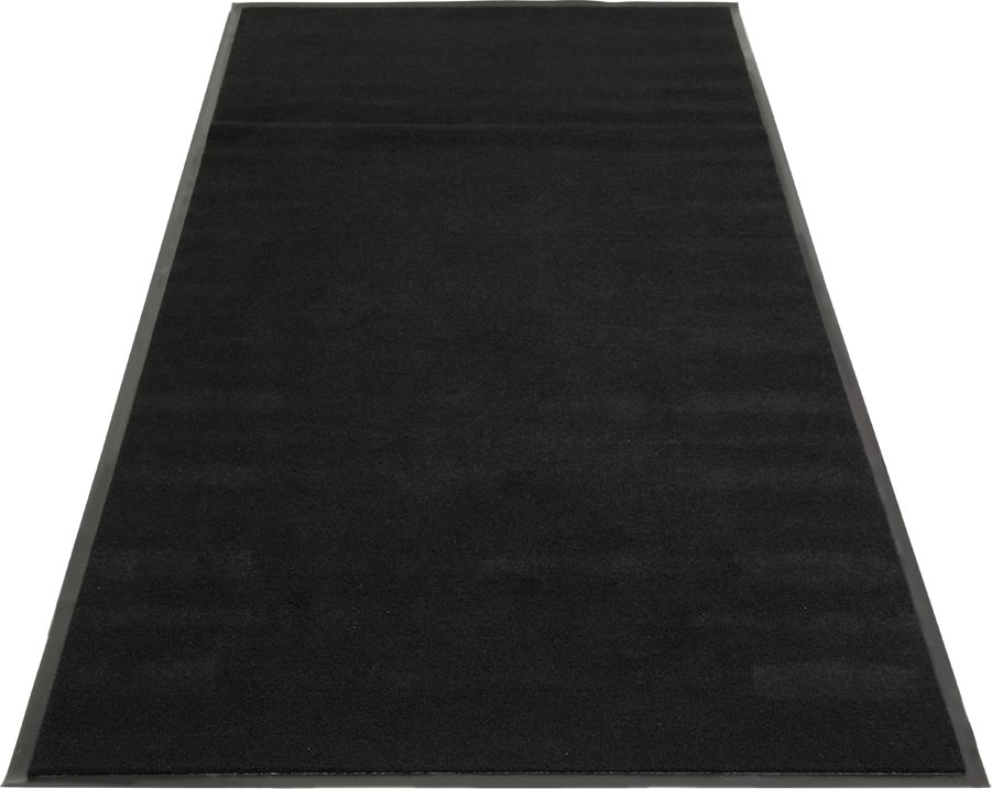 Skridsikker tæppe/måtte, 200x90 cm, sort