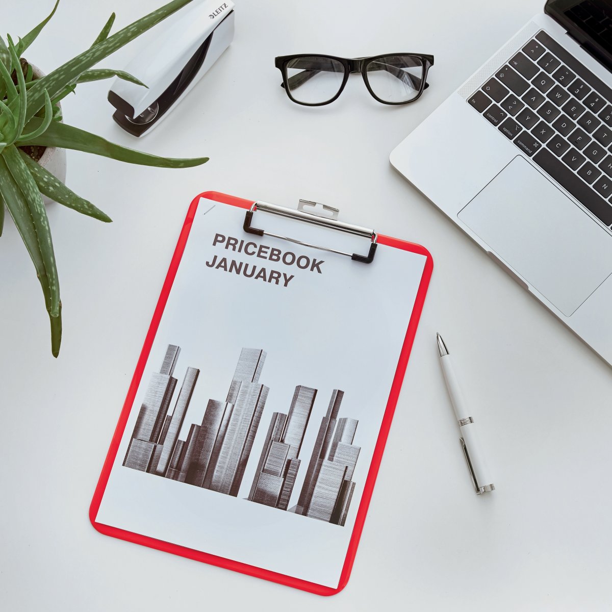 Leitz WOW Clipboard | Uden forside | A4 | Rød