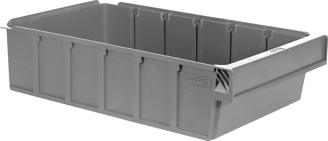 PPS-Axjo systemboks 3113, 6,8L, grå