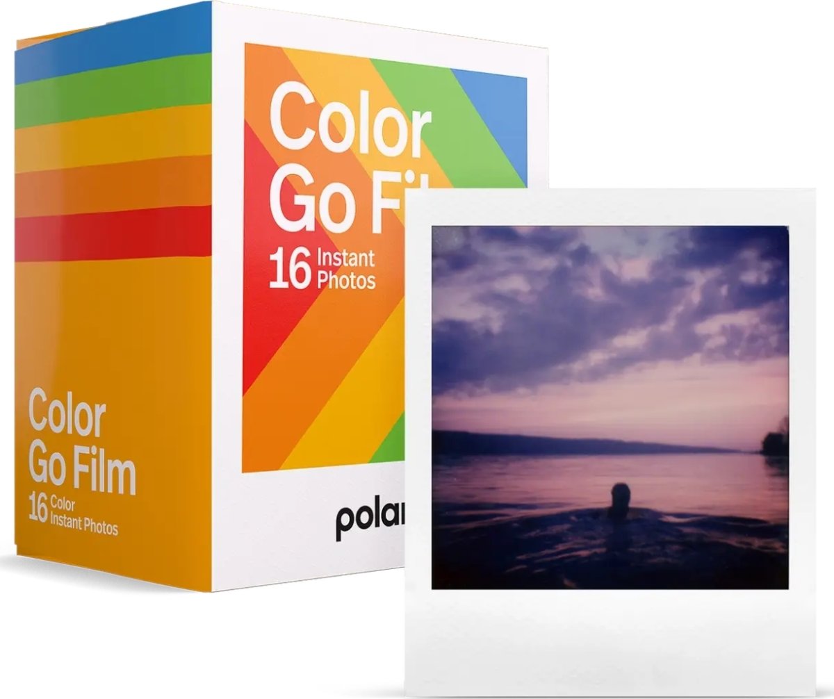 Polaroid Go Farvefilm, 1 pk., hvid ramme