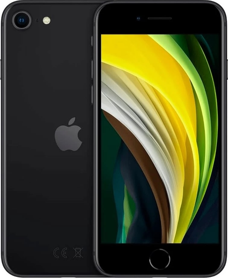 Brugt Apple iPhone SE 2.gen, 128GB, sort, Grade B