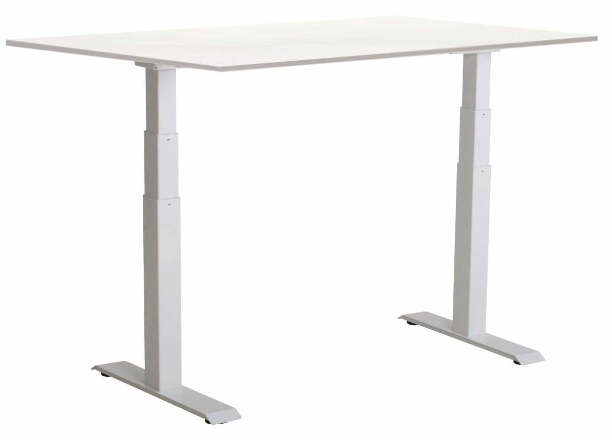 Sun-Flex III hæve-sænkebord, 120x80, Hvid/hvid