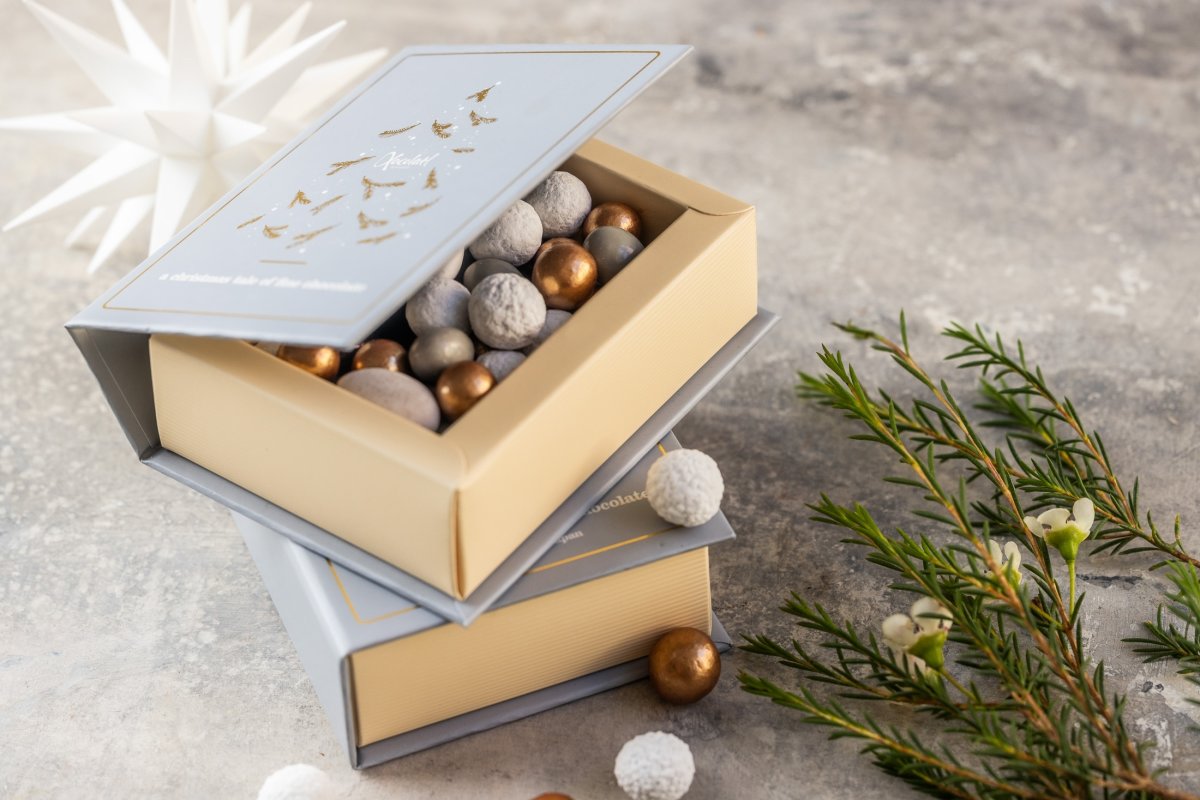 Xocolatl Christmas Book, Grey, 110g