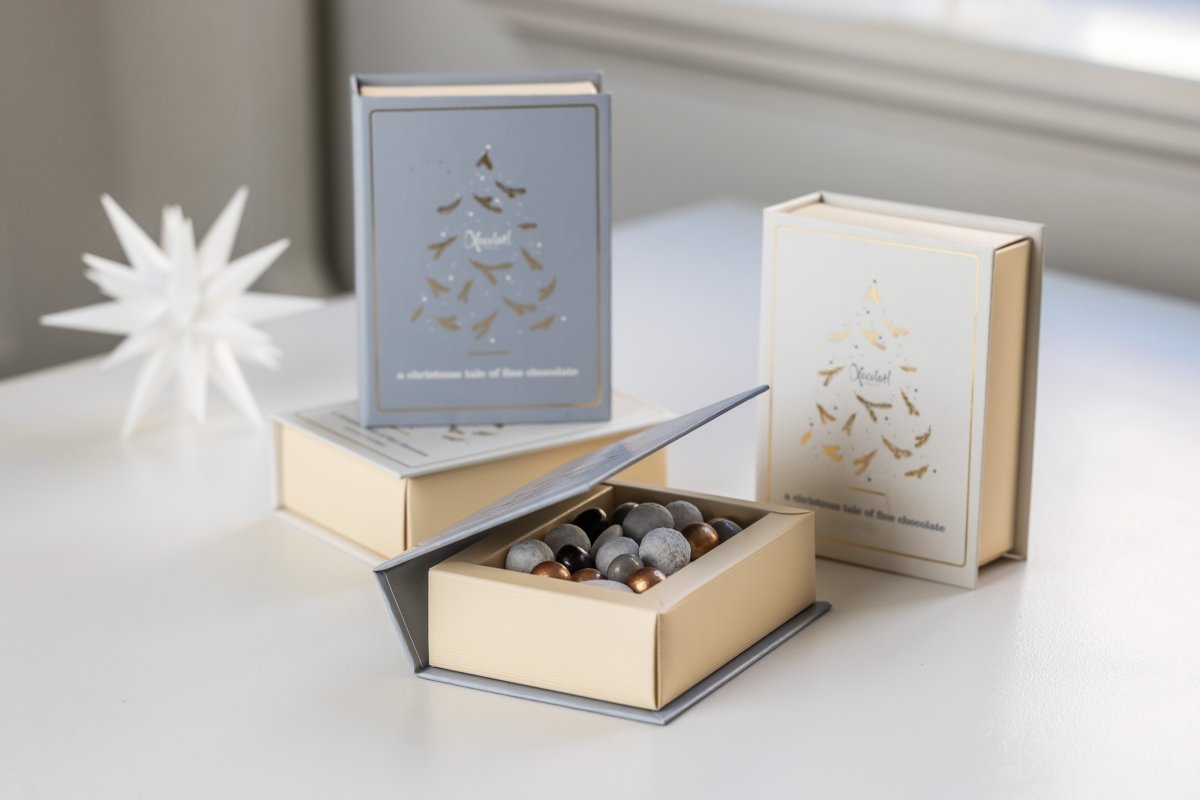 Xocolatl Christmas Book, Grey, 110g