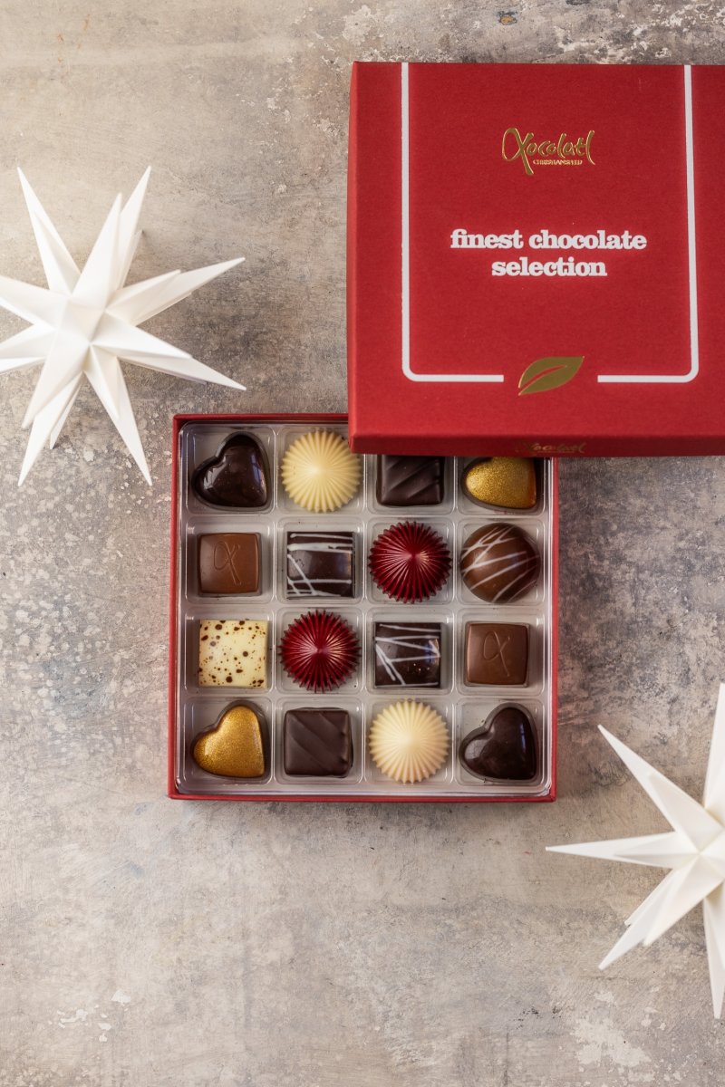 Xocolatl Christmas Red Box, 140 g