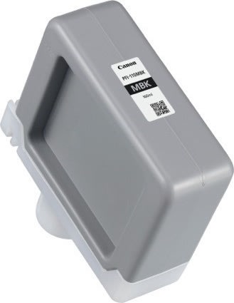 Canon PFI-110MBK Blækpatron, 130 ml, matsort