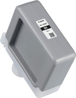Canon PFI-110BK Blækpatron, 130 ml, sort