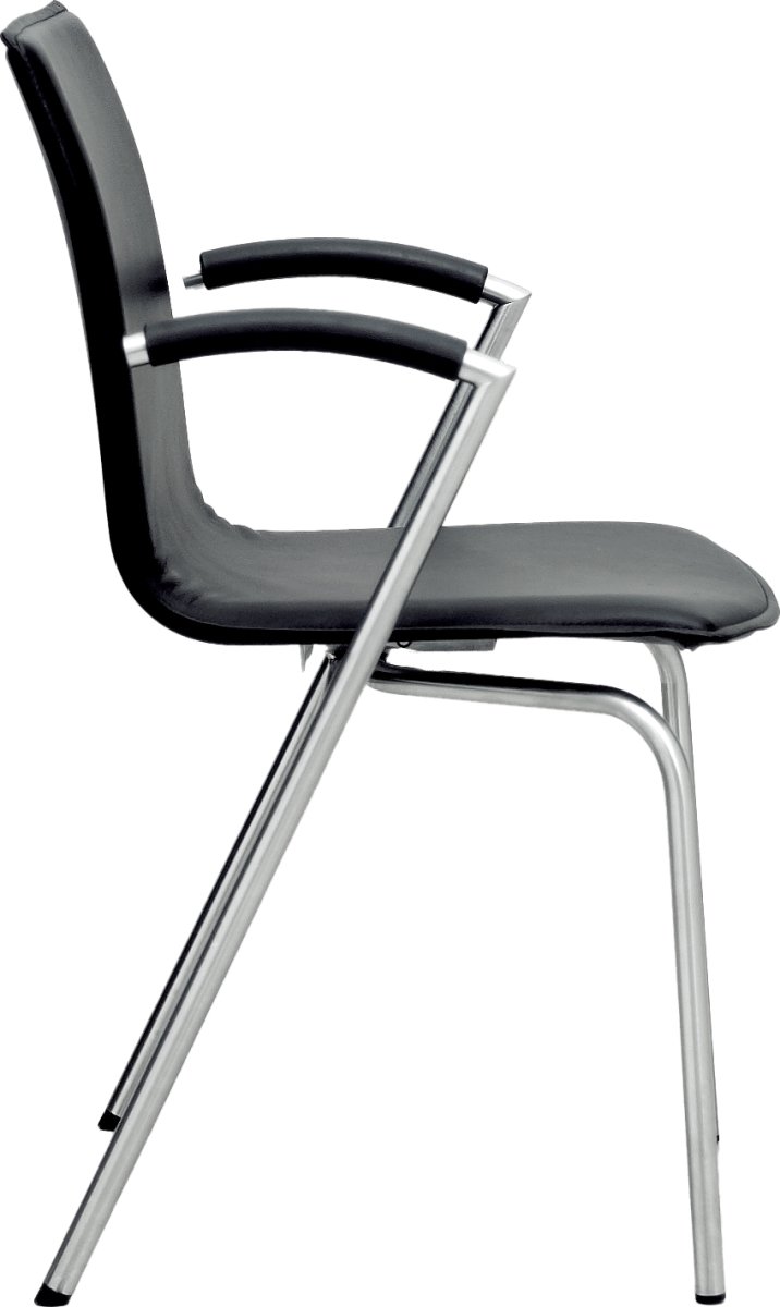 Four Design, G2 mødestol, sort/krom