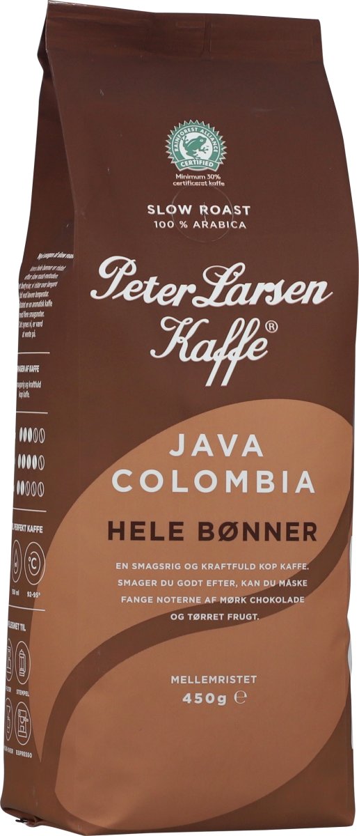 Peter Larsen Java Colombia Helbønner, 450g