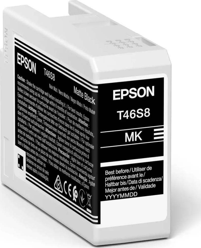 Epson T46S8 Blækpatron, 25 ml, matsort
