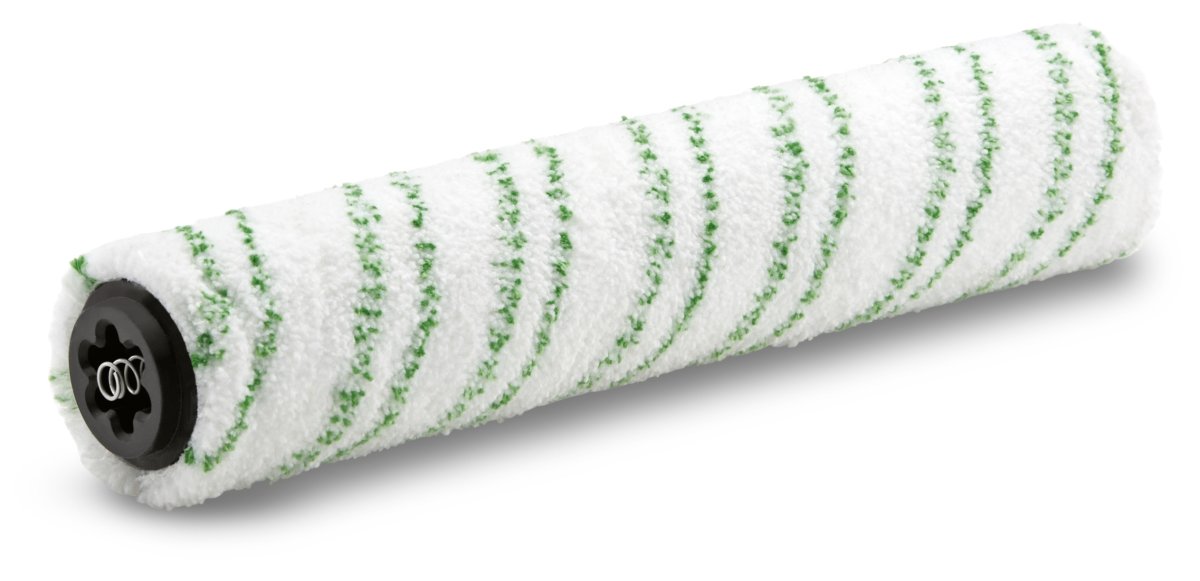 Kärcher Rullebørste, hvid/grøn mikrofiber, 300 mm