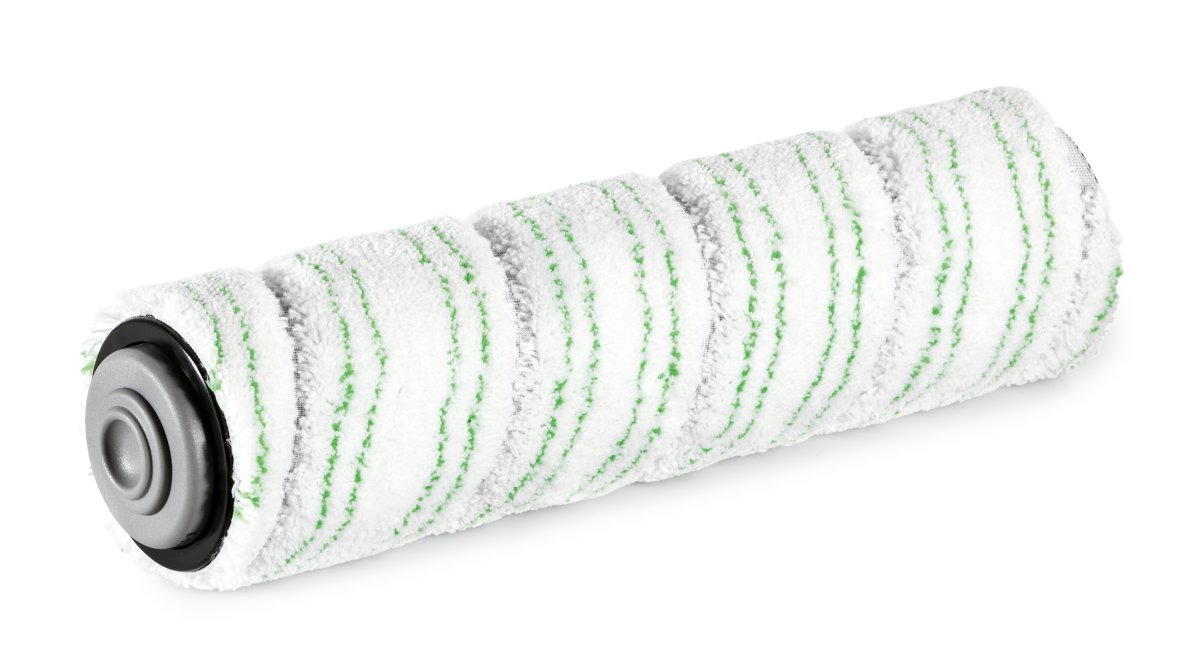 Kärcher Rullebørste, hvid/grøn mikrofiber, 350 mm