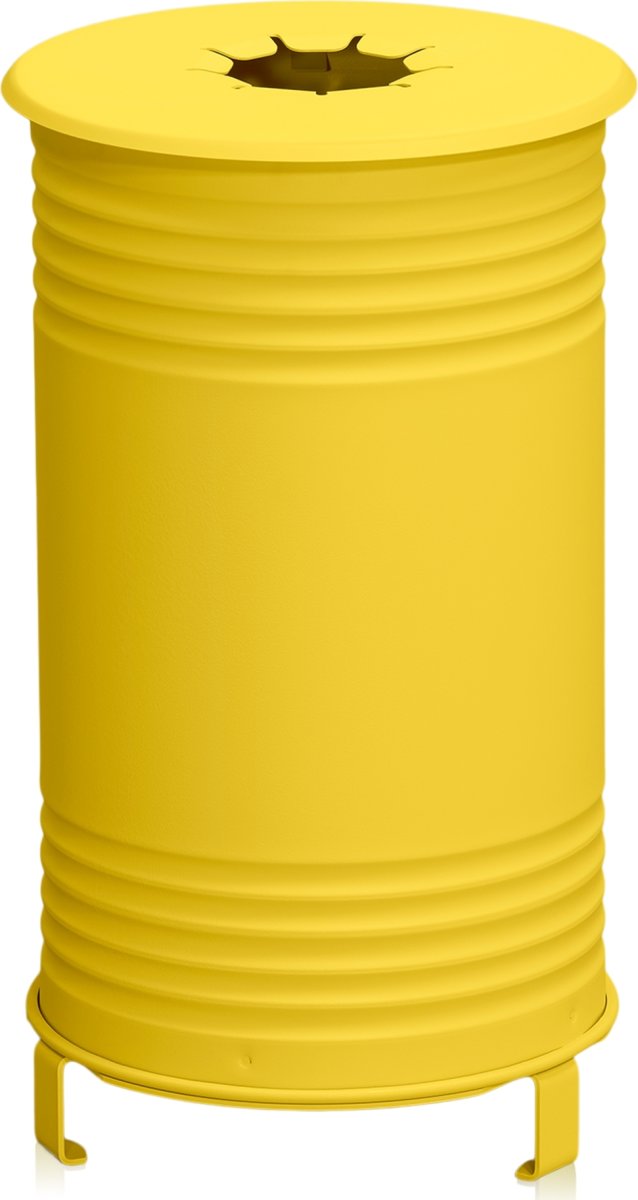 Affaldsbeholder Tin, Flasker/Pant, gul