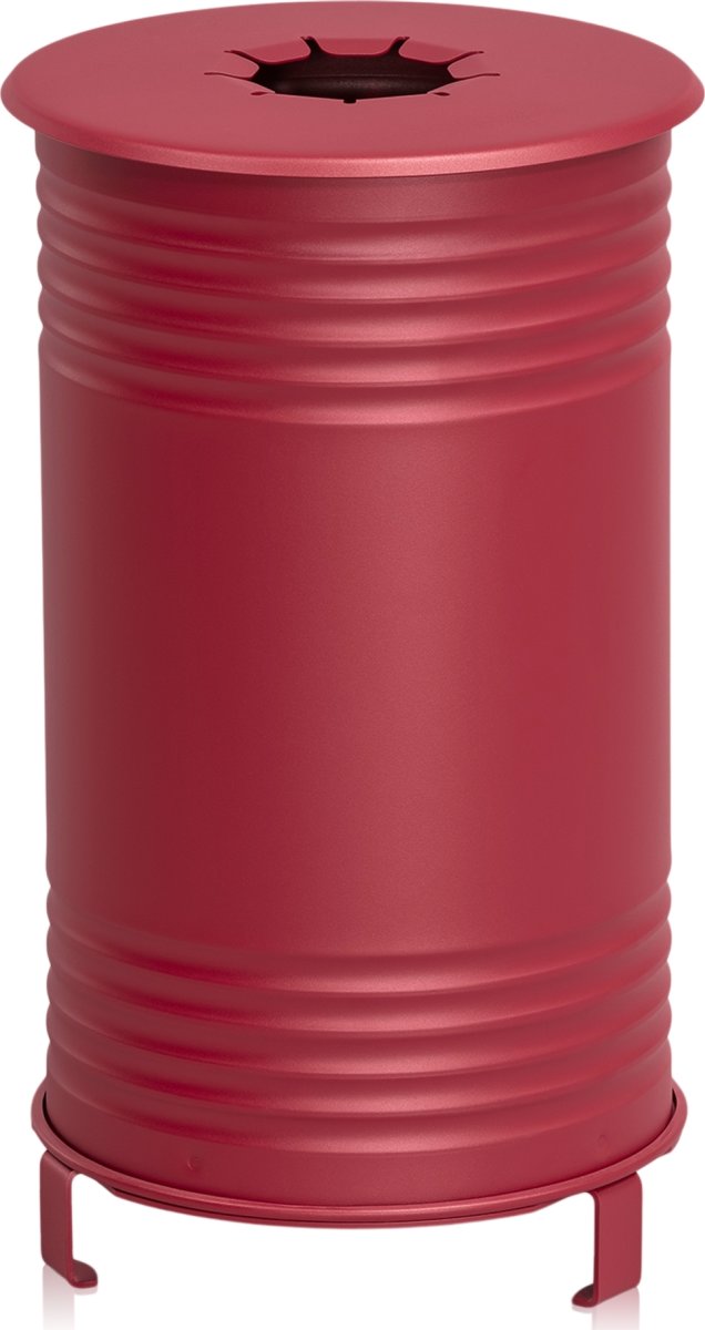 Affaldsbeholder Tin, Flasker/Pant, rød