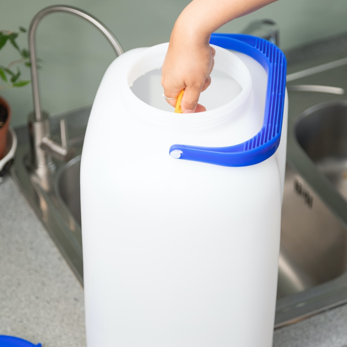 Plastex Vanddunk 20 liter m/hane, Fødevaregodkendt